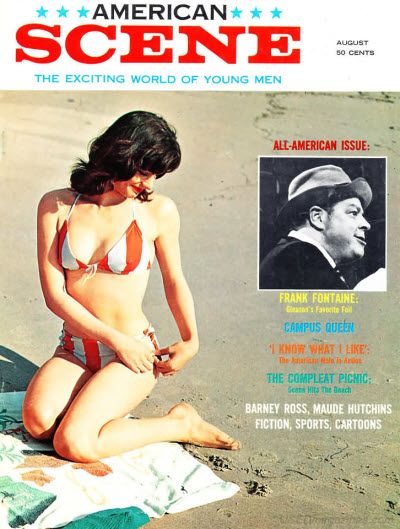 BEHIND THE SCENE magazine side cover  Vol 9 # 4 August 1963