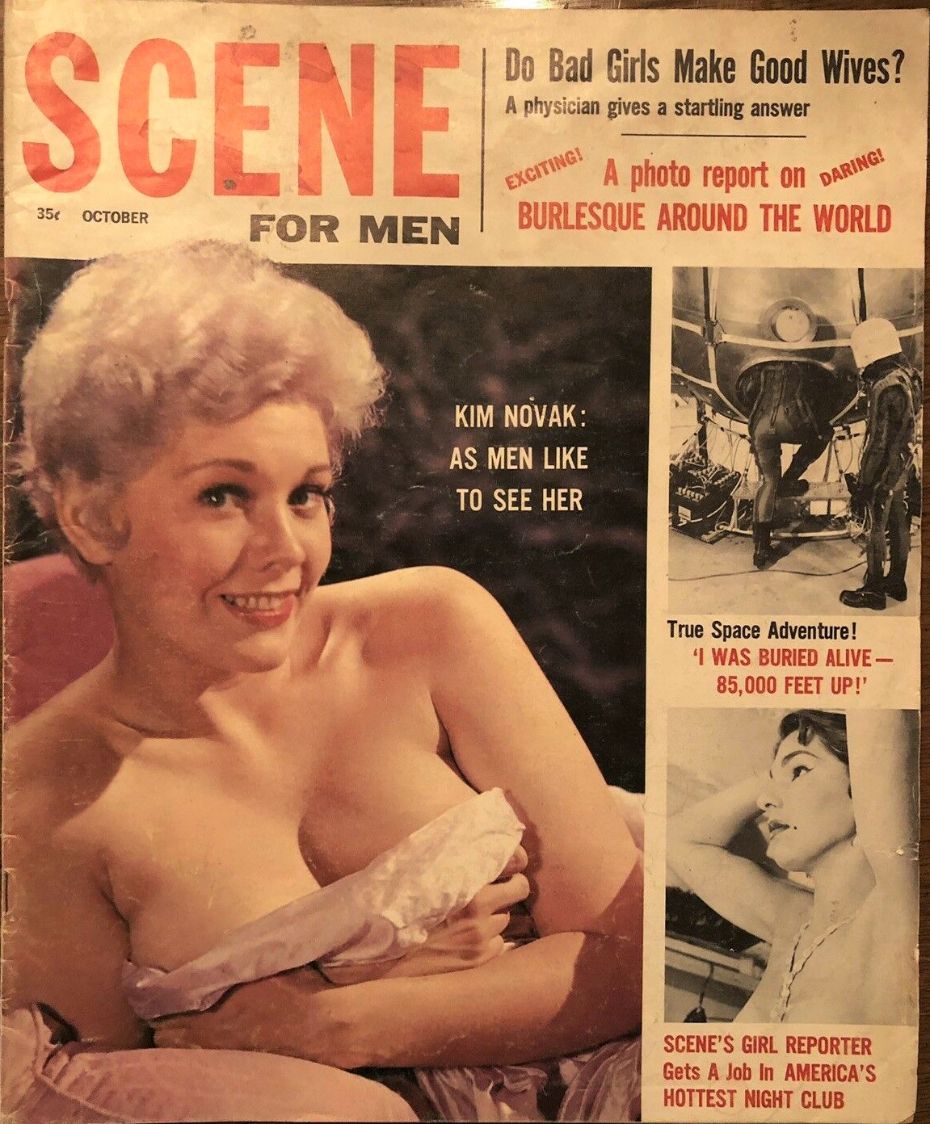BEHIND THE SCENE magazine side cover  Vol 5 No  5  October 1959