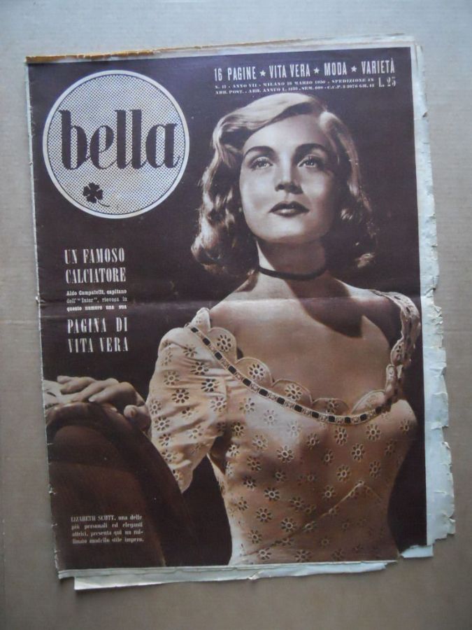 BELLA magazine side cover Issue 11 10 March 1950