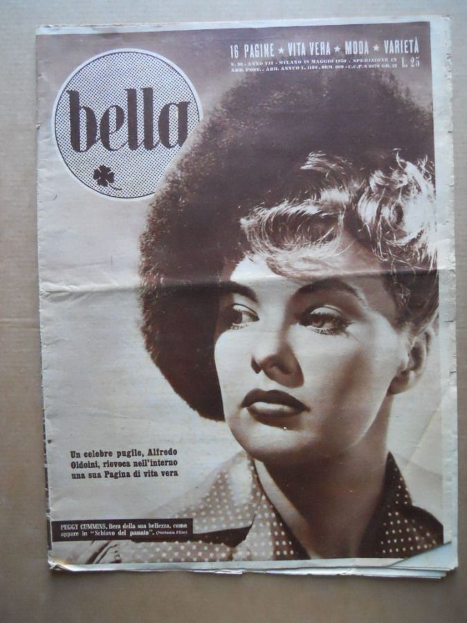 BELLA magazine side cover Issue 20 18 May 1950