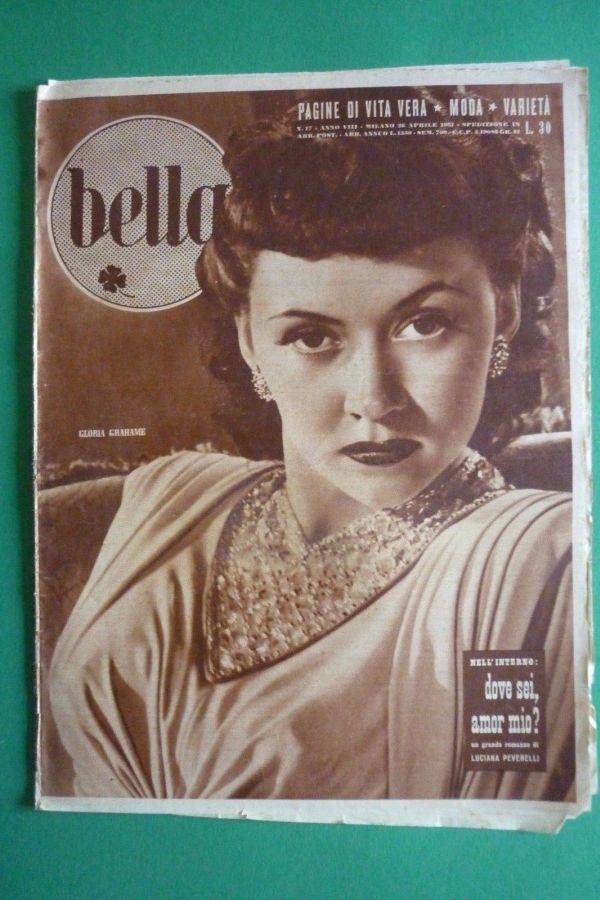 BELLA magazine side cover Issue 17 26 April 1951