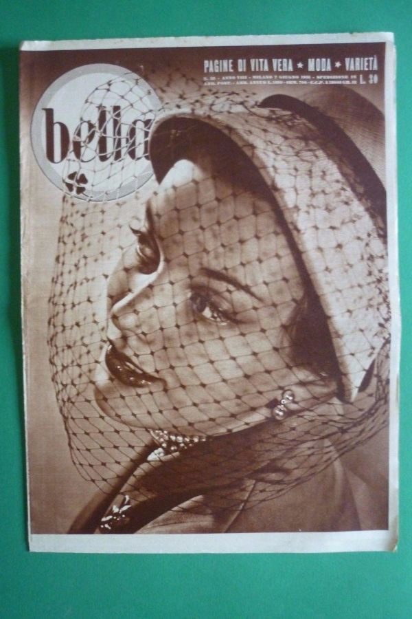 BELLA magazine side cover Issue 23 7 June 1951