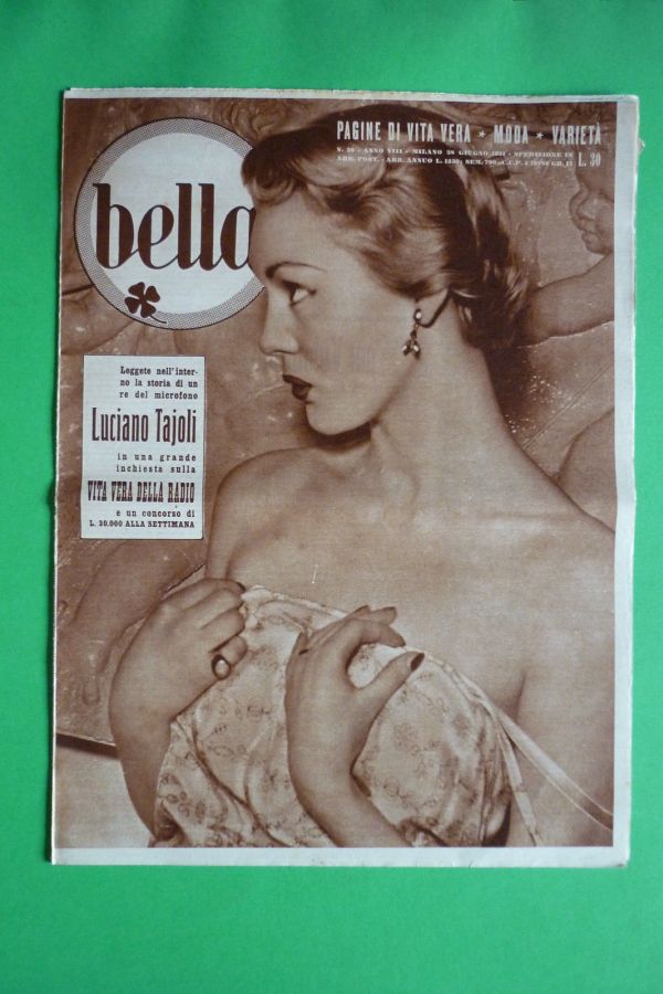 BELLA magazine side cover Issue 26 28 June 1951