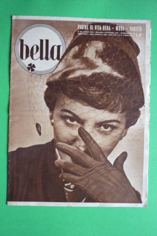 BELLA magazine side cover Issue 40 4 October 1951
