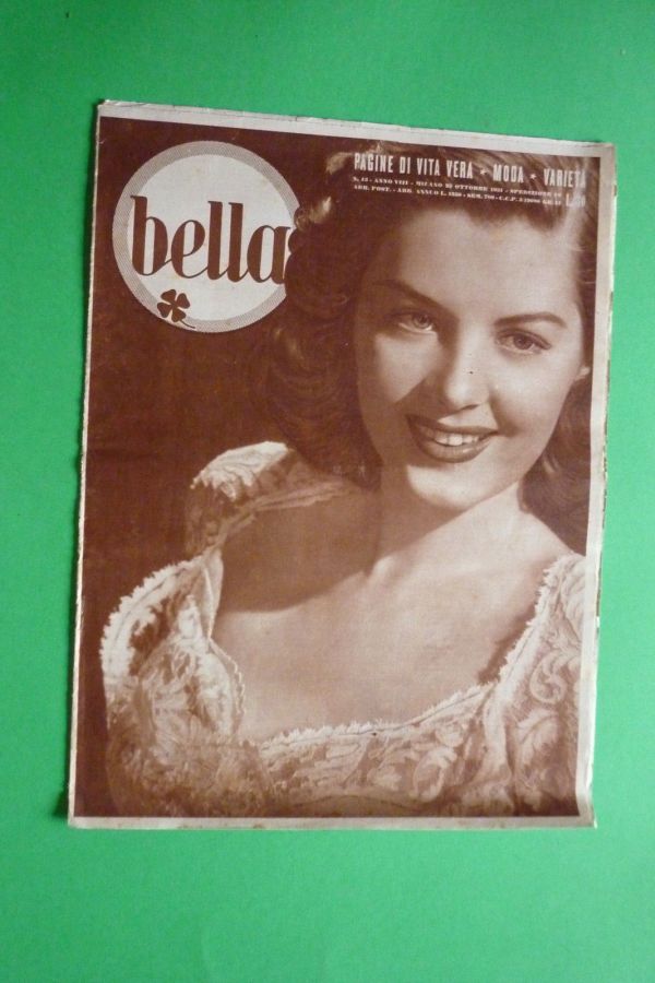 BELLA magazine side cover Issue 43 25 October 1951