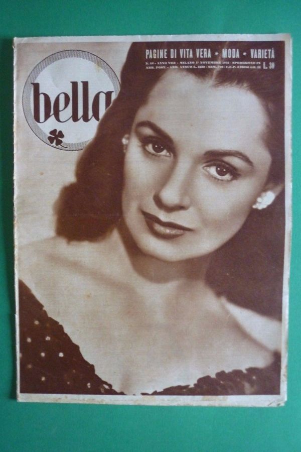 BELLA magazine side cover Issue 44 1 November 1951