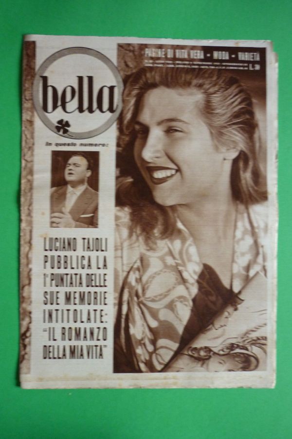 BELLA magazine side cover Issue 45 8 November 1951