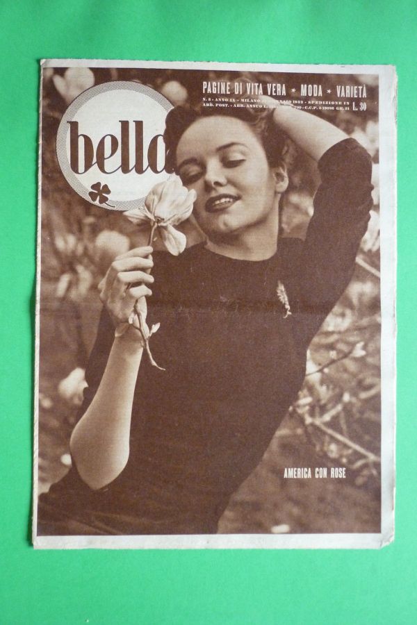 BELLA magazine side cover Issue 3 17 January 1952