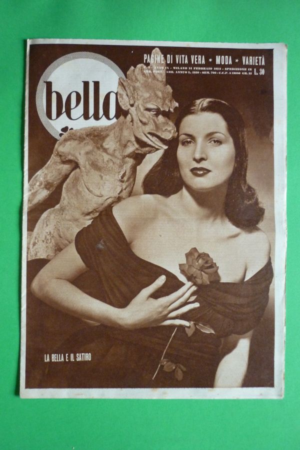 BELLA magazine side cover Issue 7 14 February 1952