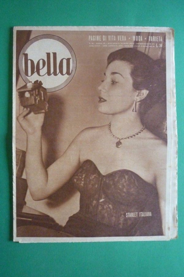 BELLA magazine side cover Issue 10 6 March 1952