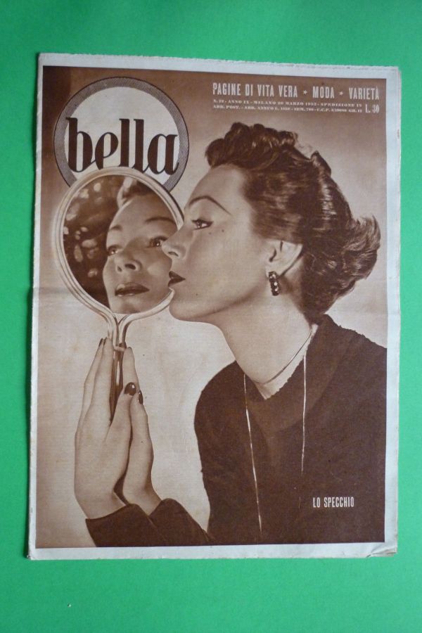 BELLA magazine side cover Issue 12 20 March 1952