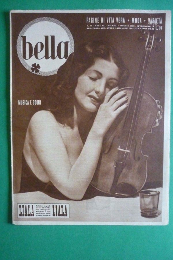 BELLA magazine side cover Issue 18 1 May 1952