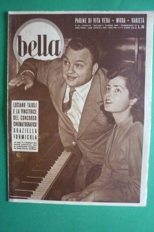 BELLA magazine side cover Issue 19 8 May 1952