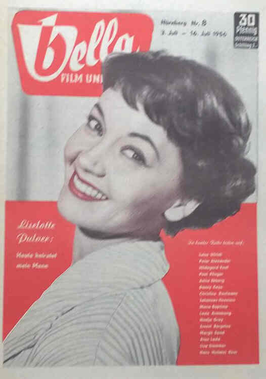 BELLA (De) magazine side cover Issue 8 3 July 1956