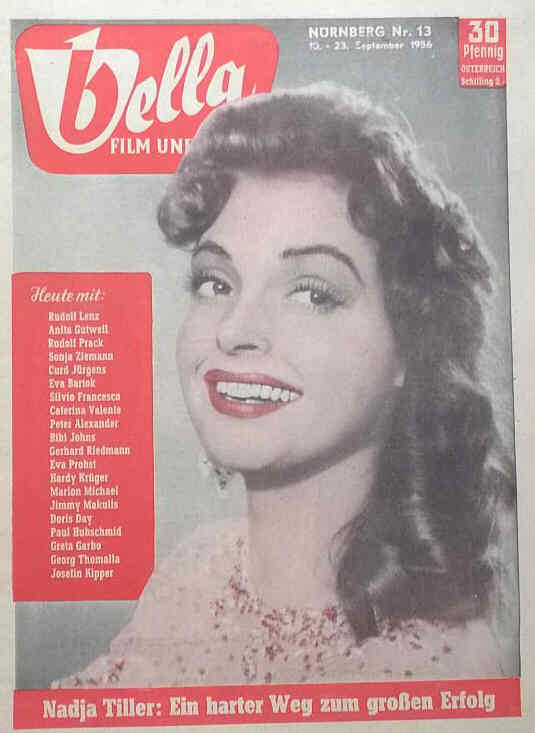 BELLA (De) magazine side cover Issue 13 10 September 1956