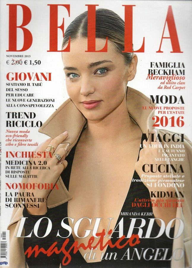 BELLA magazine side cover  November 2015