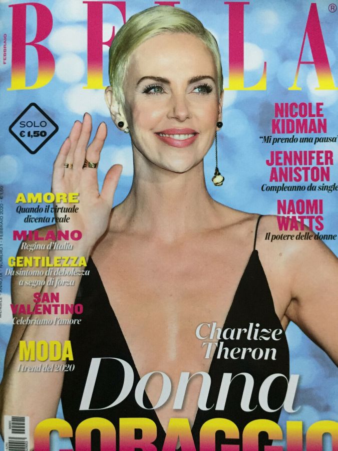 BELLA magazine side cover  January 2020