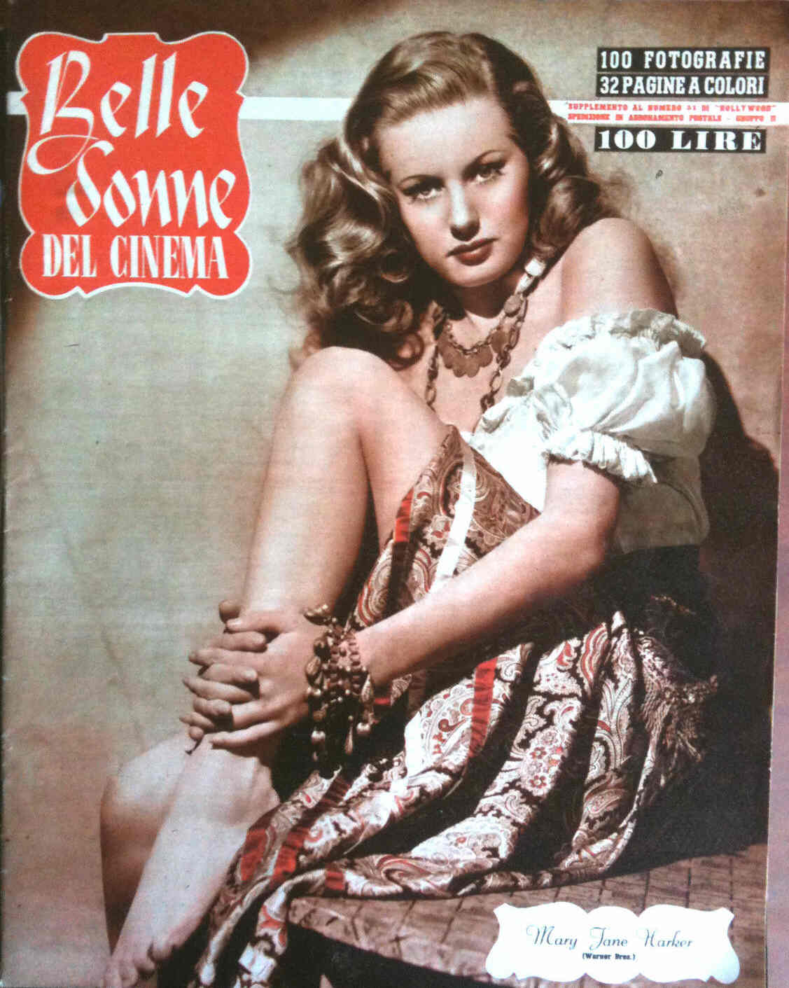BELLE DONNE DEL CINEMA magazine side cover Issue 51 20 December 1947