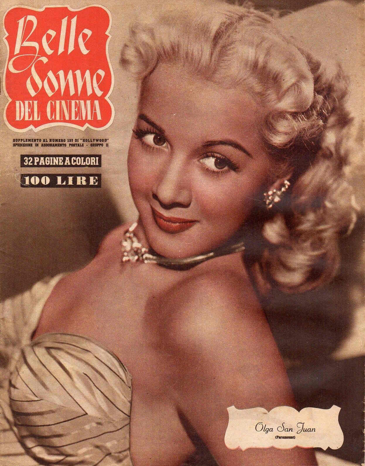 BELLE DONNE DEL CINEMA magazine side cover Issue 137 1 May 1948