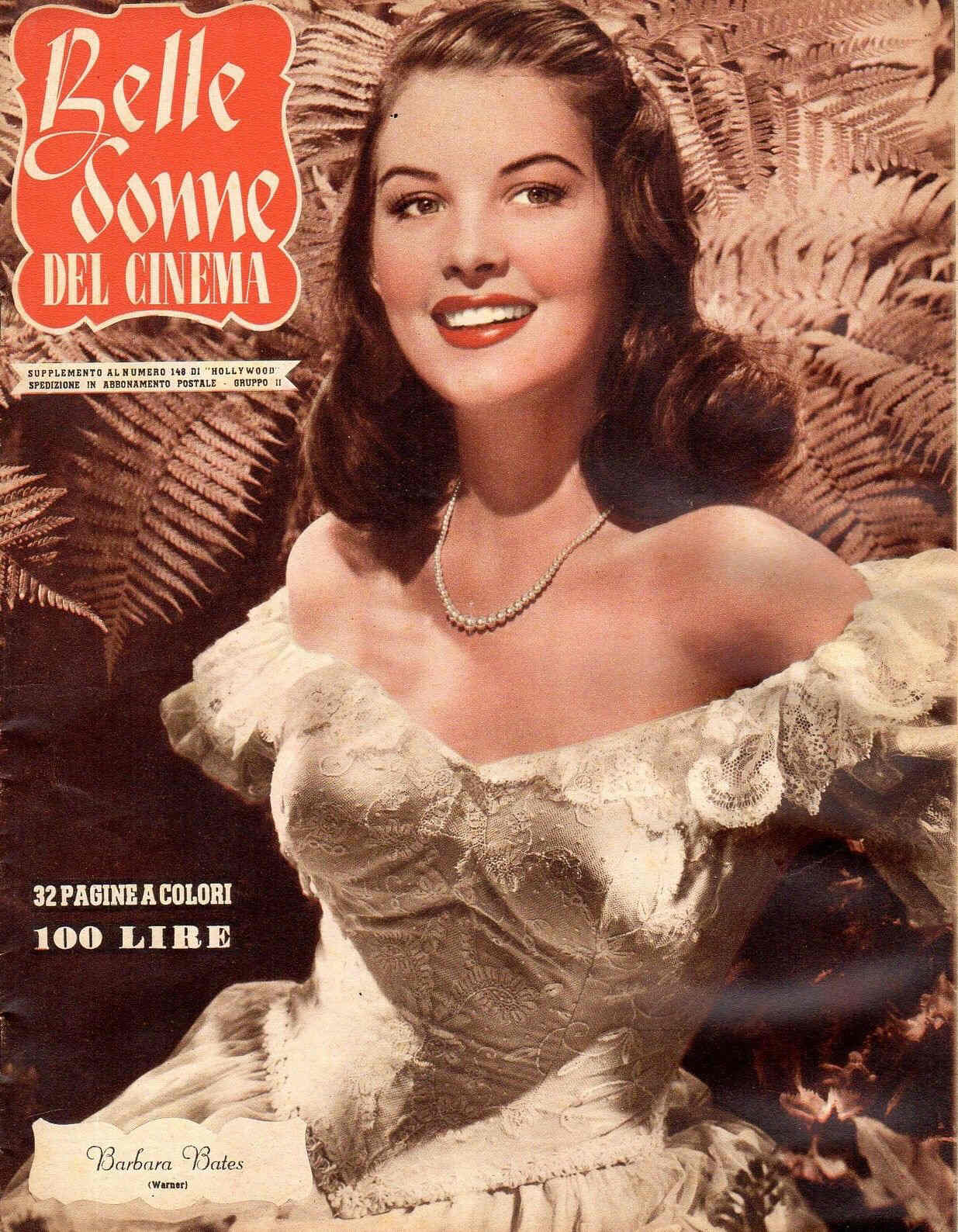 BELLE DONNE DEL CINEMA magazine side cover Issue 148 17 July 1948