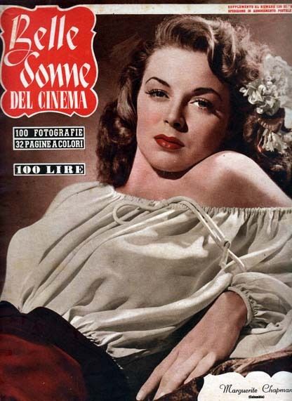 BELLE DONNE DEL CINEMA magazine side cover Issue 129   1948