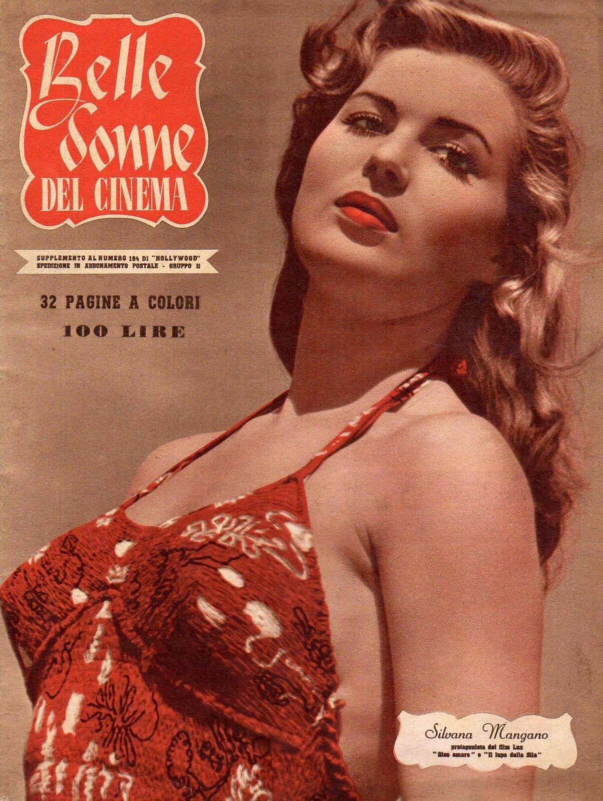 BELLE DONNE DEL CINEMA magazine side cover Issue 194 4 June 1949