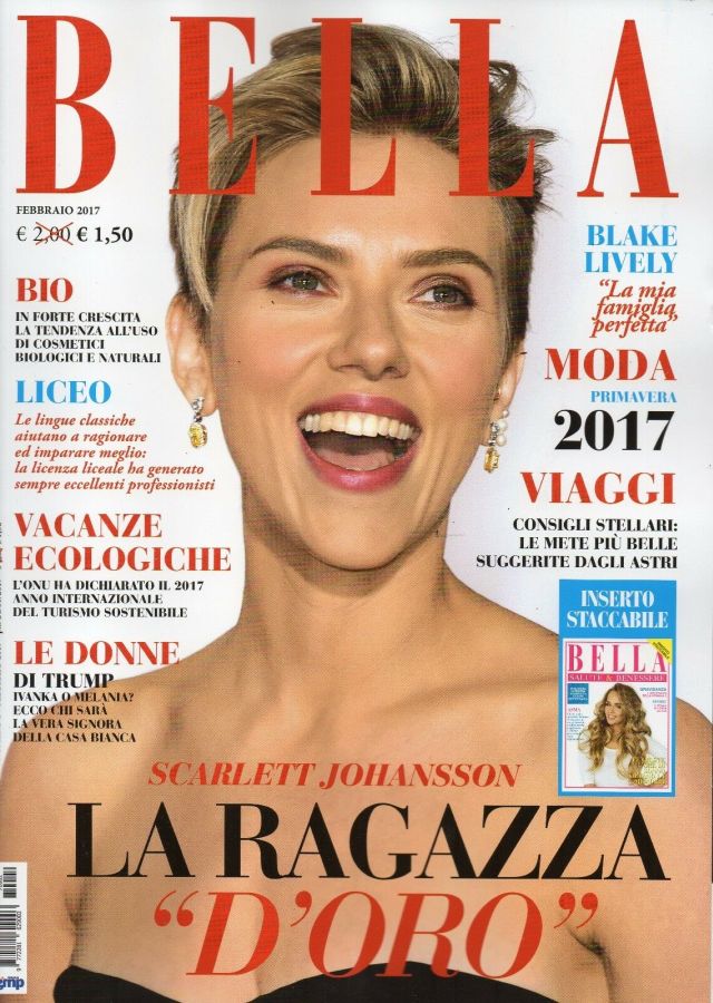 BELLA magazine side cover  February 2017
