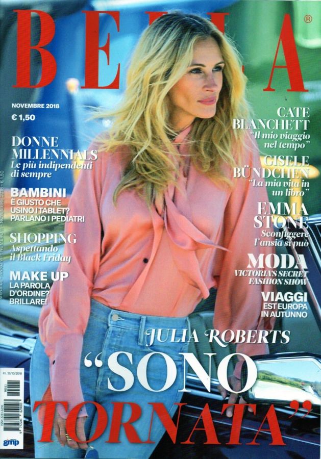 BELLA magazine side cover  November 2018