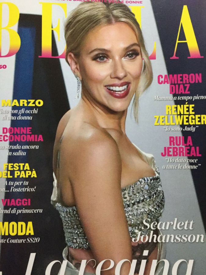 BELLA magazine side cover  February 2020