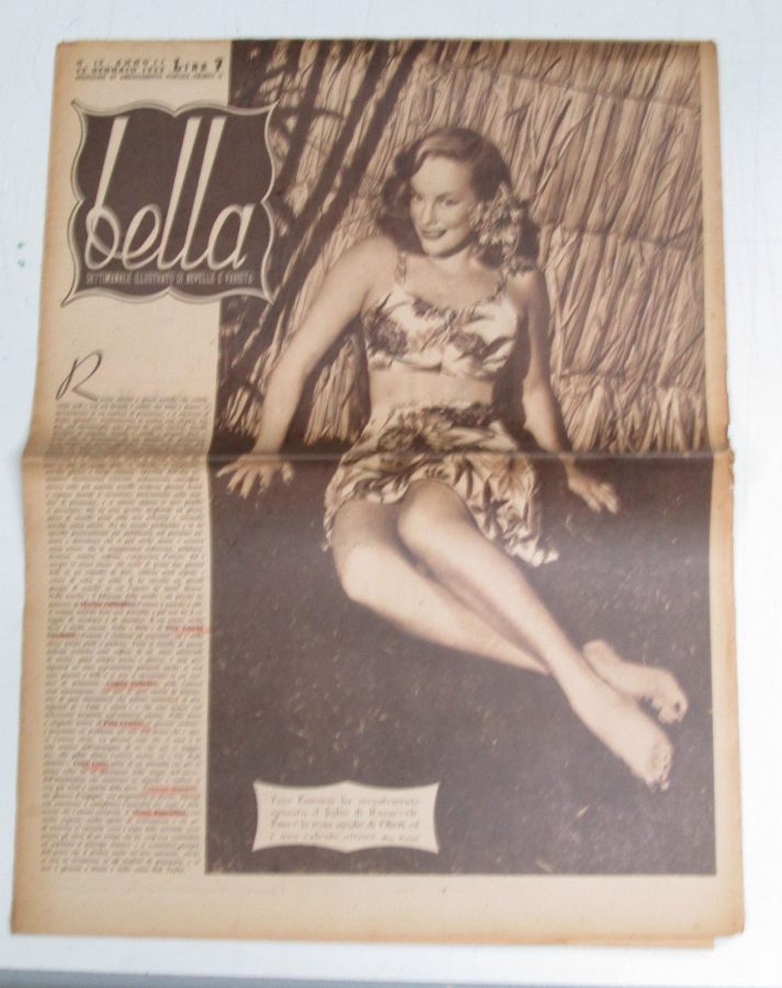 BELLA magazine side cover Issue 15 25 January 1945