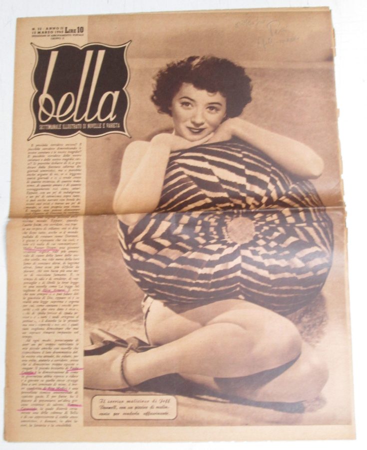 BELLA magazine side cover Issue 22 15 March 1945