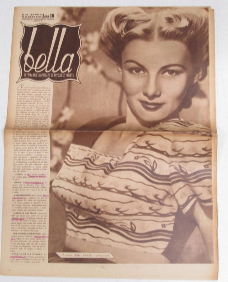 BELLA magazine side cover Issue 24 29 March 1945