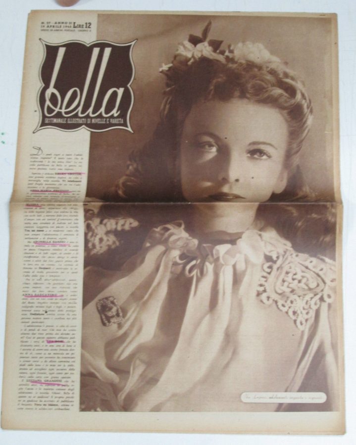 BELLA magazine side cover Issue 27 19 April 1945