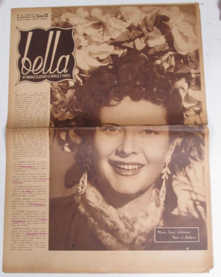 BELLA magazine side cover Issue 32 24 May 1945