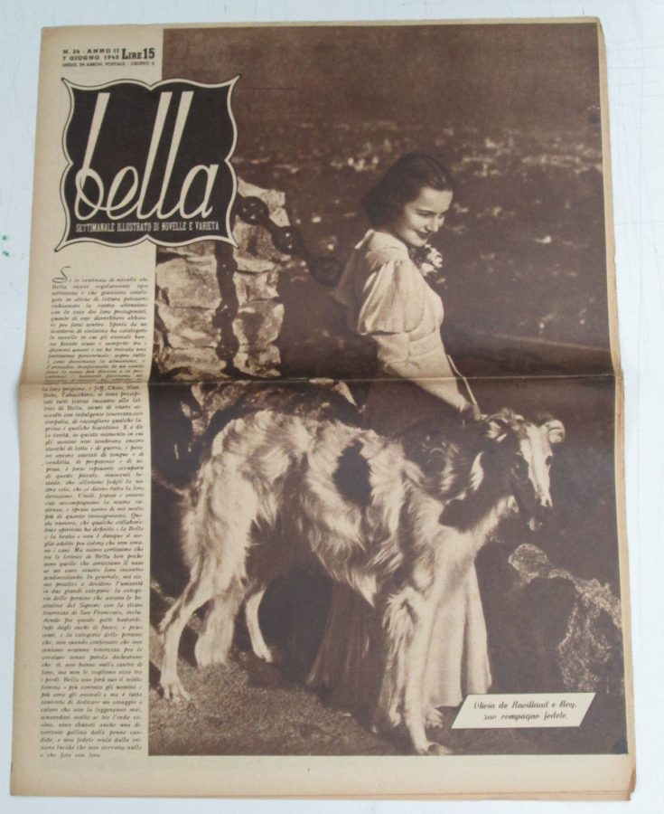 BELLA magazine side cover Issue 34 7 June 1945