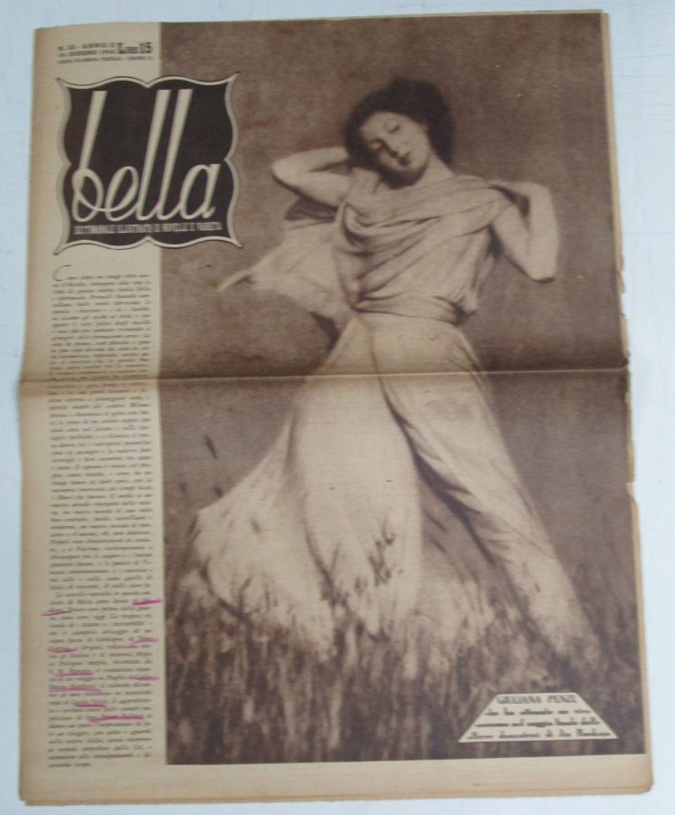 BELLA magazine side cover Issue 35 14 June 1945