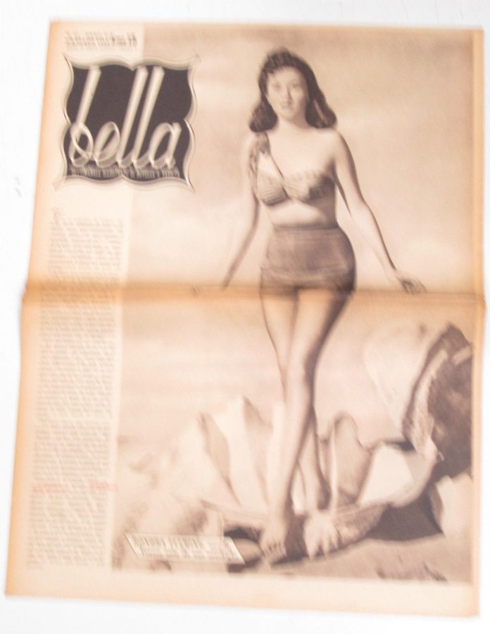 BELLA magazine side cover Issue 43 9 August 1945