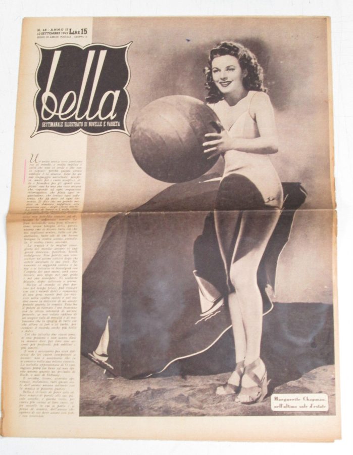 BELLA magazine side cover Issue 48 13 September 1945