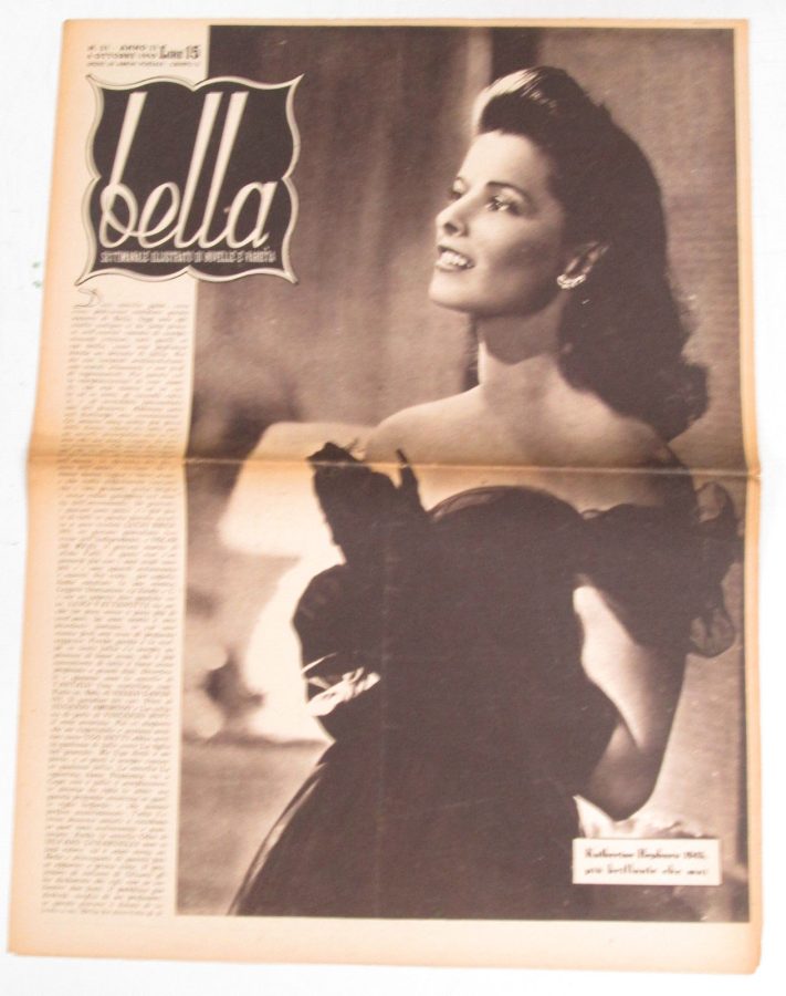 BELLA magazine side cover Issue 51 4 October 1945
