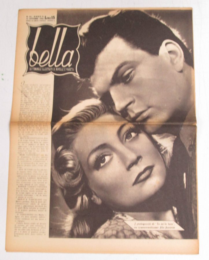 BELLA magazine side cover Issue 52 11 October 1945