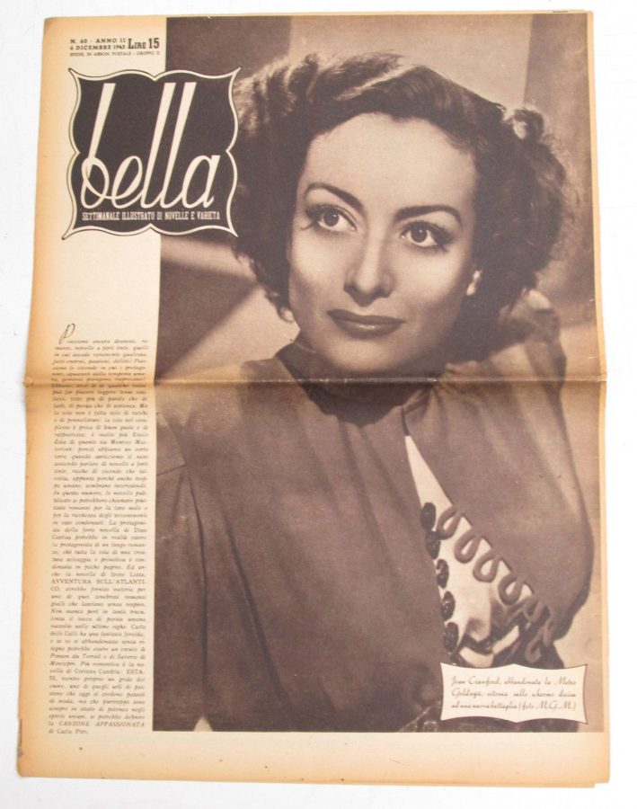 BELLA magazine side cover Issue 60 6 December 1945