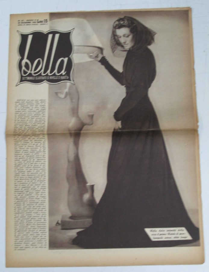 BELLA magazine side cover Issue 62 20 December 1945