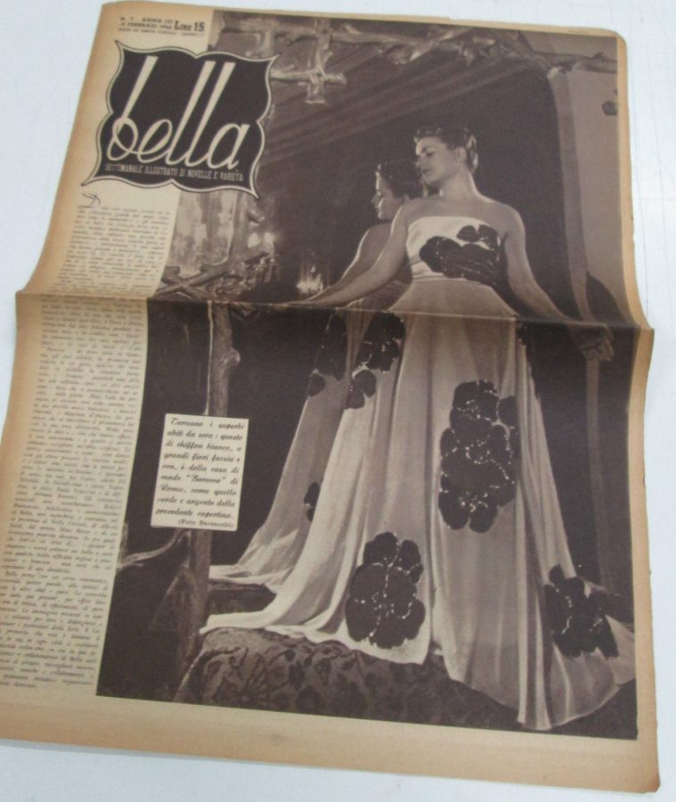 BELLA magazine side cover Issue 7 19 February 1946