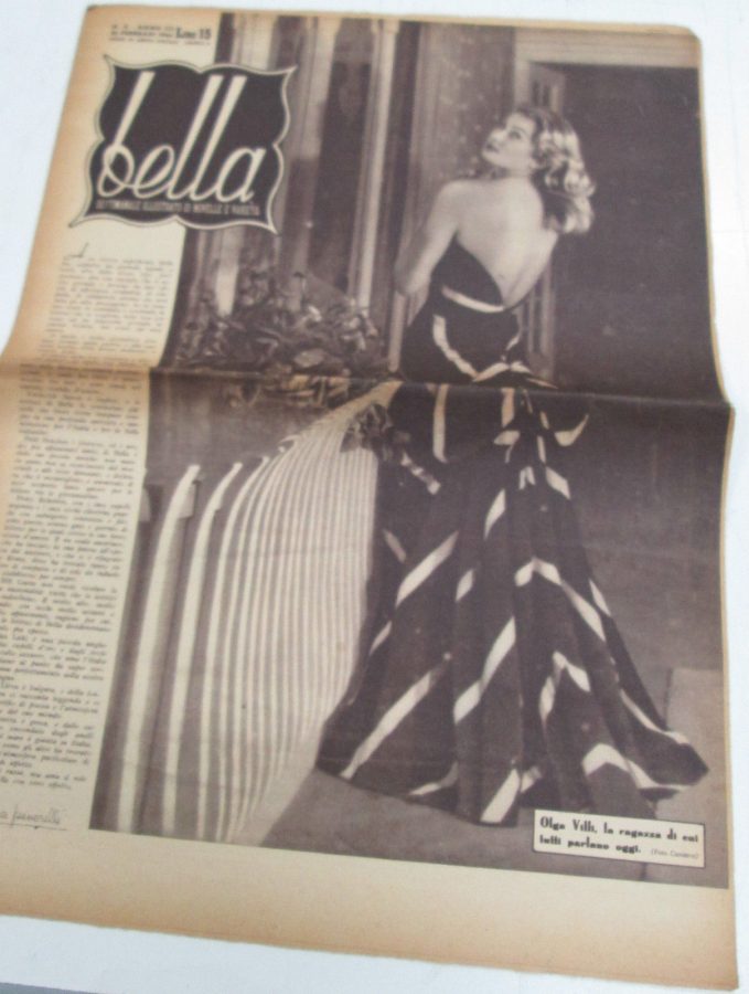 BELLA magazine side cover Issue 8 26 February 1946