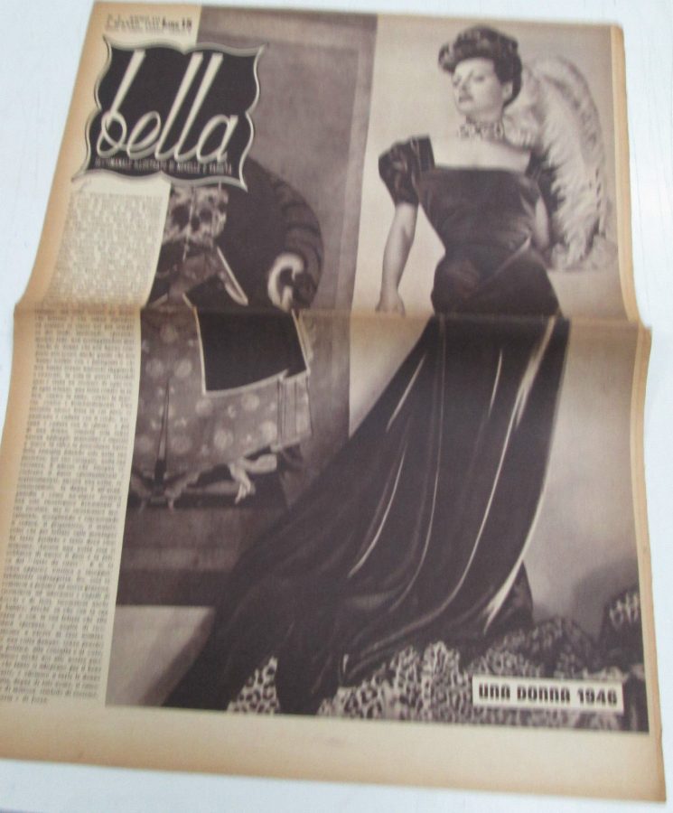 BELLA magazine side cover Issue 9 5 March 1946