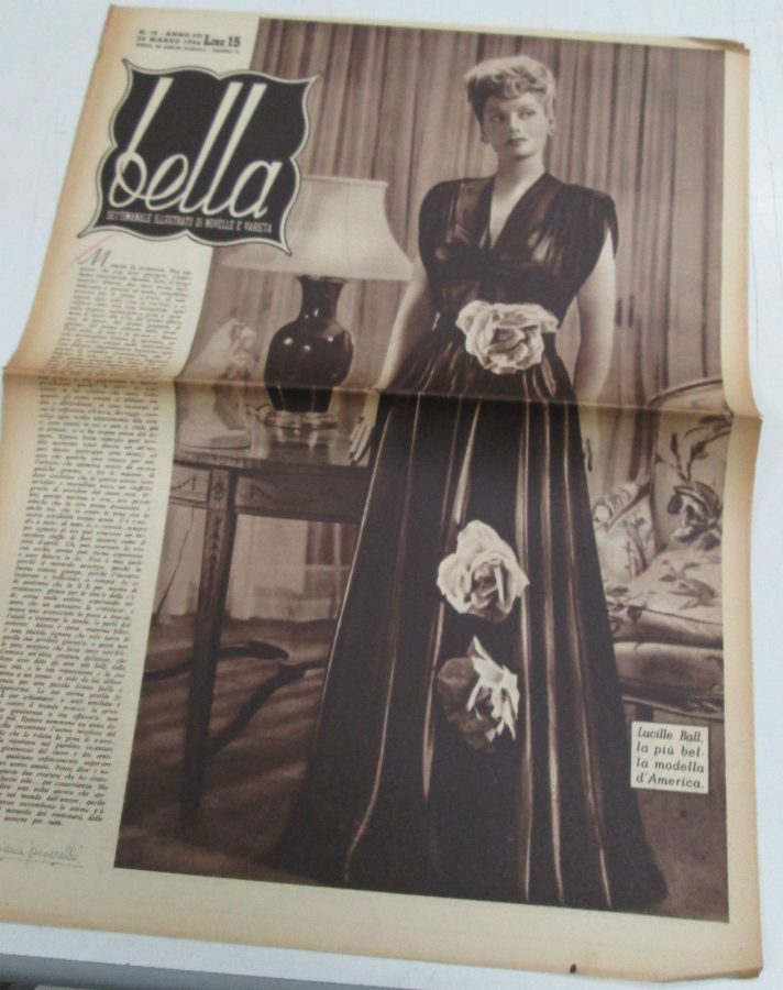 BELLA magazine side cover Issue 12 26 March 1946
