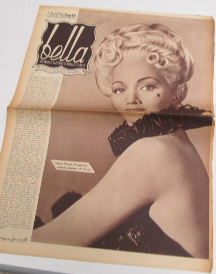 BELLA magazine side cover Issue 13 2 April 1946