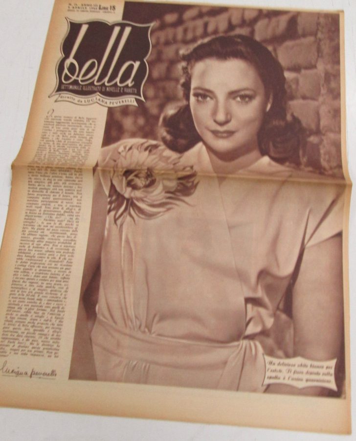 BELLA magazine side cover Issue 14 9 April 1946