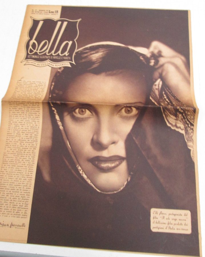 BELLA magazine side cover Issue 17 30 April 1946