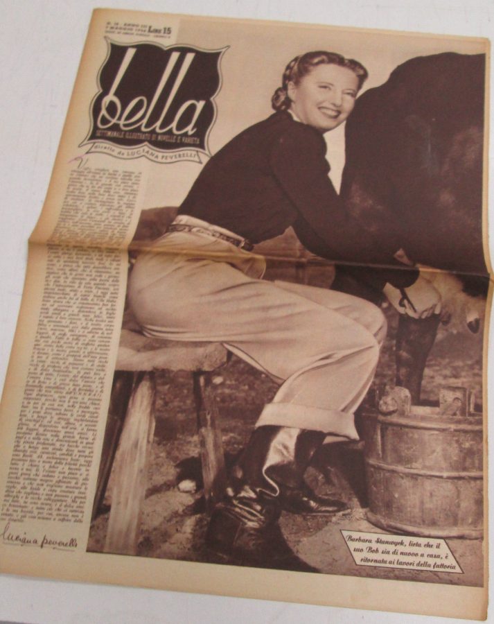 BELLA magazine side cover Issue 18 7 May 1946